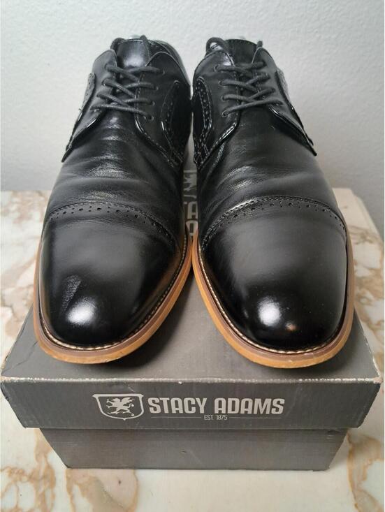 Stacy Adams WAYDE Mens Black 20144-001 Lace Up Dress Shoes 12 main image 4